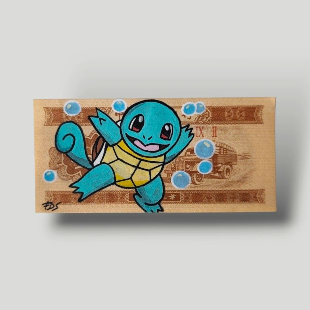 Billet Custom – Carapuce / Squirtle (1 Jiao de Chine)