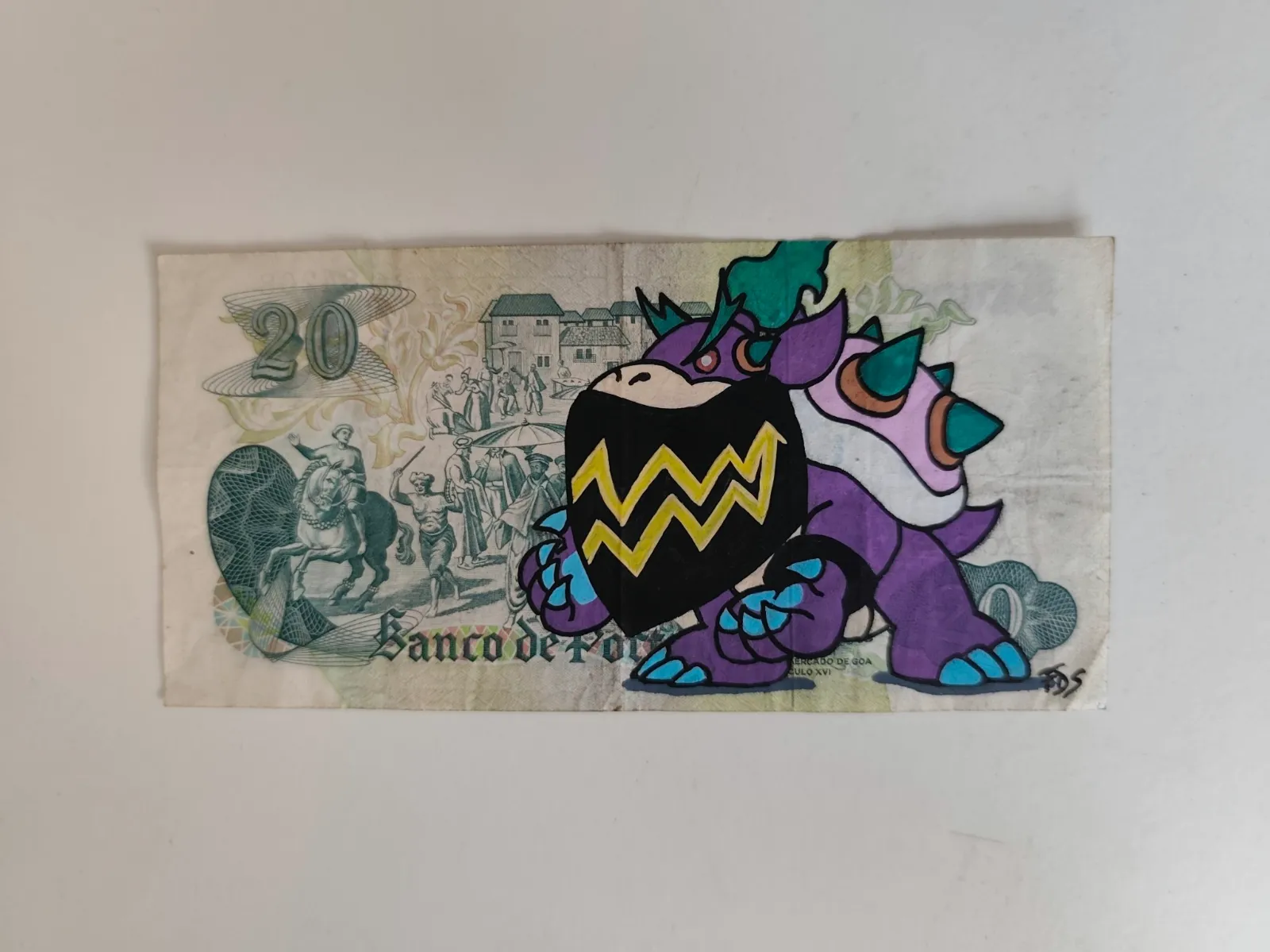 Billet Custom – Bowser Jr. (20 Escudos du Portugal) – captain custom 4