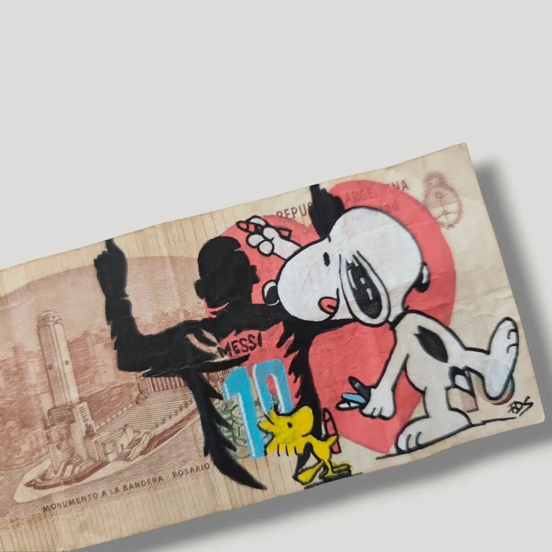 Billet Authentique Custom – Snoopy x Messi Edition – Captain Custom 3