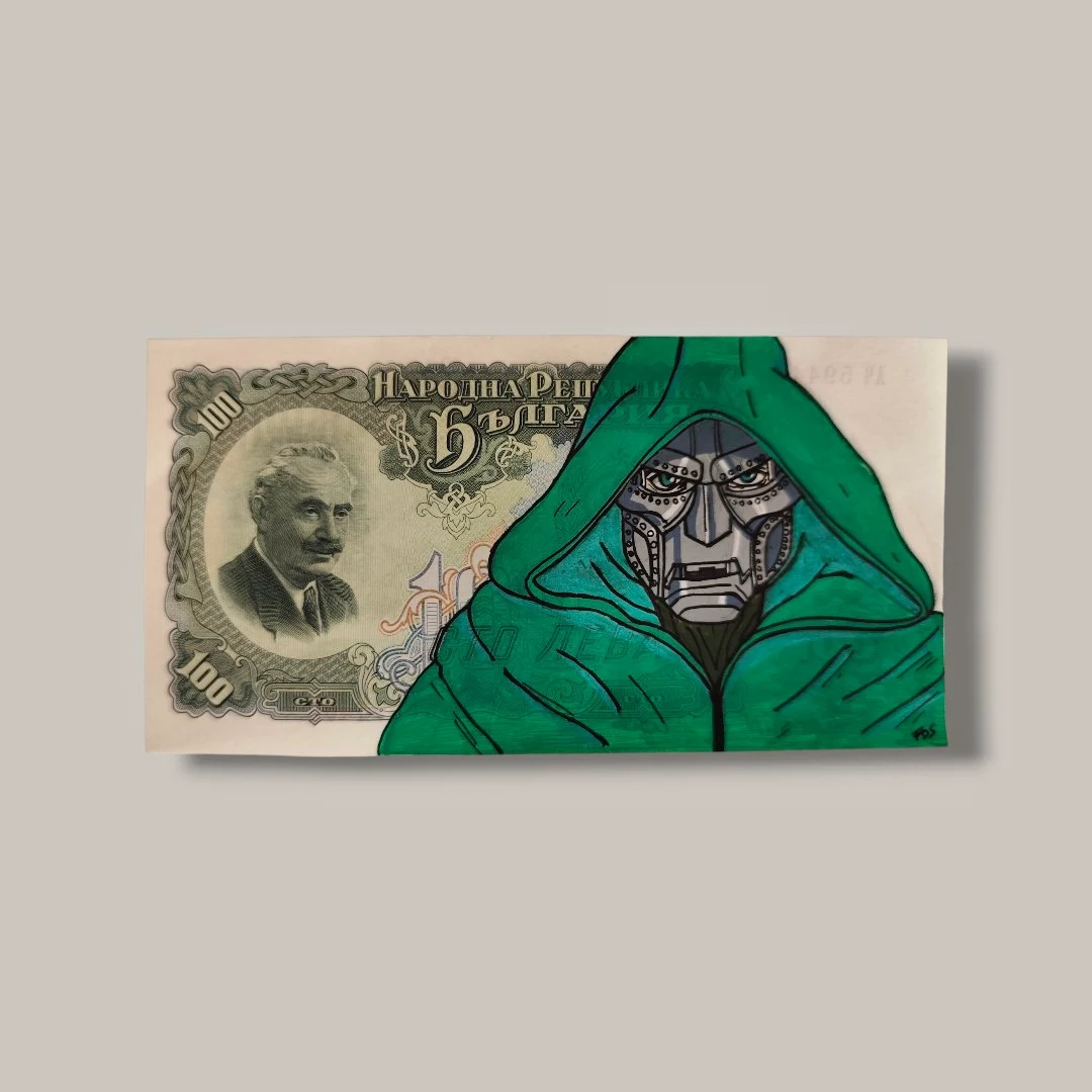 Billet Custom – Doctor Doom / Fatalis (100 Leva de Bulgarie)