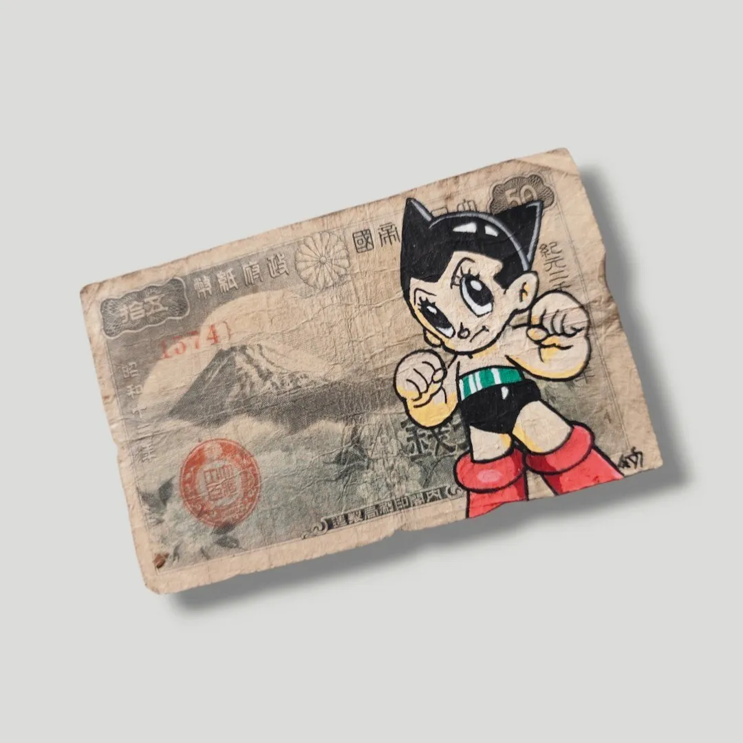 Billet Custom – Astro Boy (50 Sen du Japon) – CAPTAIN CUSTOM 3