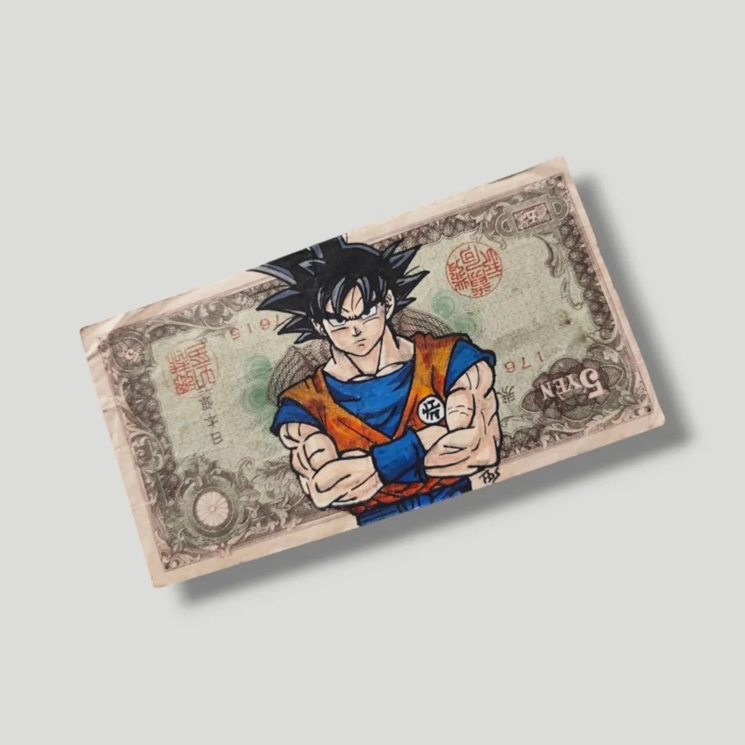Billet Custom – Son Goku (5 Yen du Japon) – CAPTAIN CUSTOM 2
