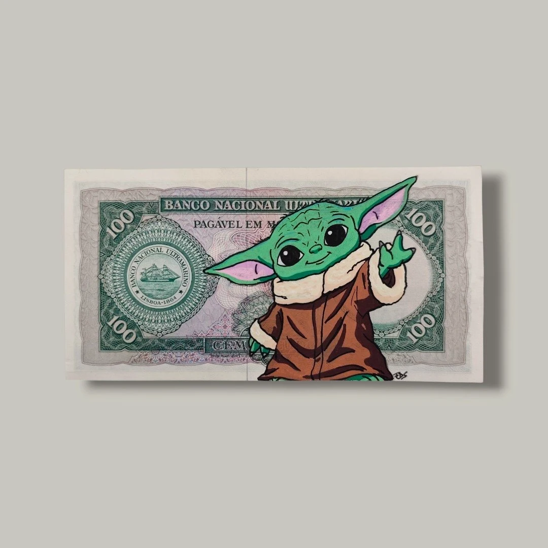 Billet Authentique Custom – Mozambique & Baby Yoda