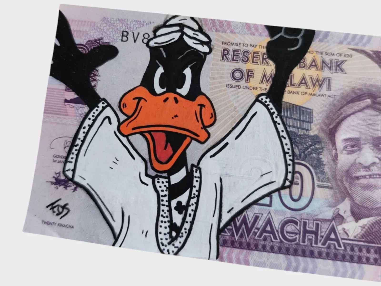Billet Custom – Daffy Duck / Yogi (20 Kwacha du Malawi) – CAPTAIN CUSTOM 3