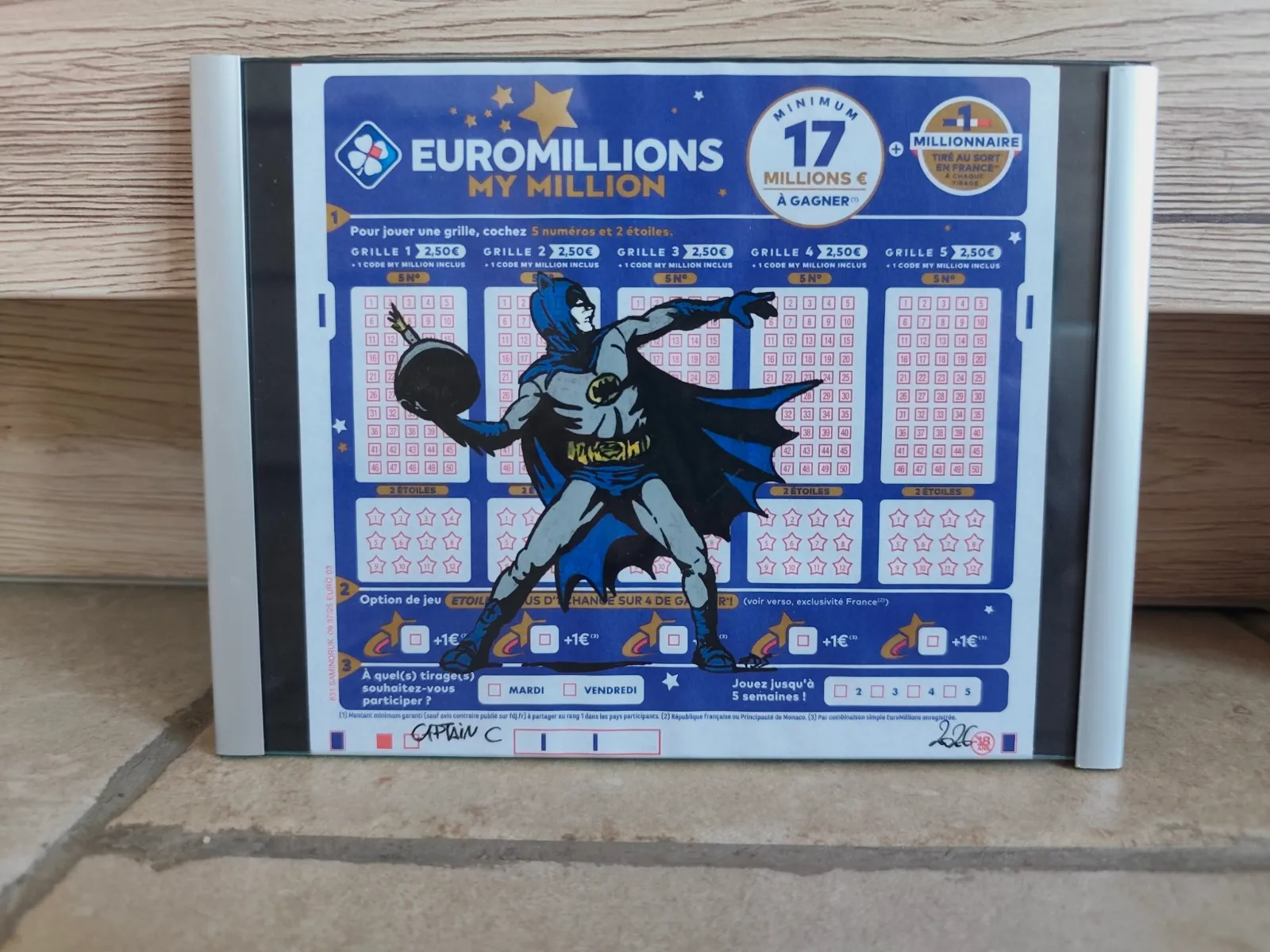Ticket Custom – Batman Vintage / DC Comics (EuroMillions) – CAPTAIN CUSTOM 3