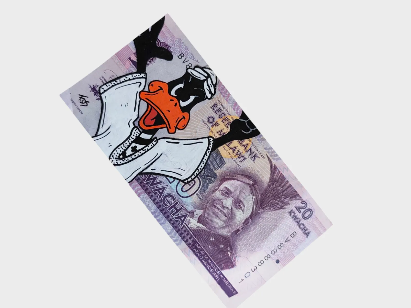 Billet Custom – Daffy Duck / Yogi (20 Kwacha du Malawi) – CAPTAIN CUSTOM 2