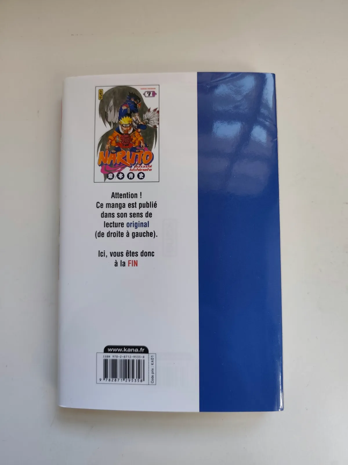 Manga Naruto Tome 7 (Éditions Kana - Version Française) – naruto 2