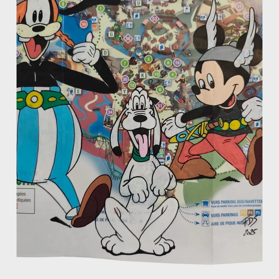 Plan Custom – Dingo en Obélix, Mickey en Astérix & Pluto (Parc Astérix) – captain custom 6