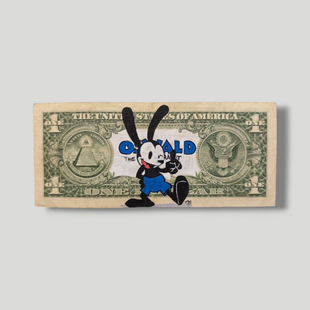 Billet Authentique Custom – USA & Oswald le Lapin Chanceux