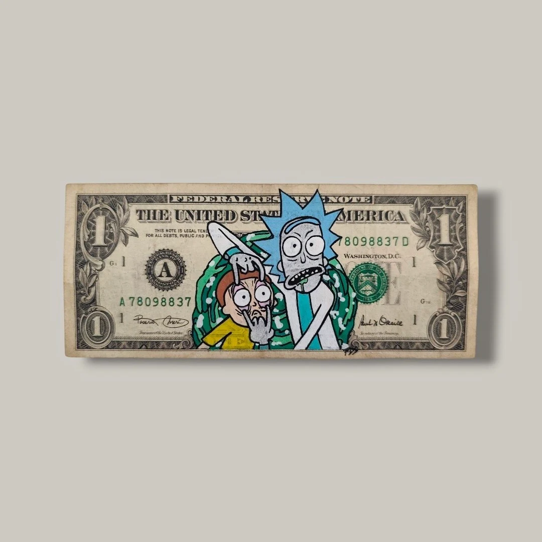 Billet Authentique Custom – USA & Rick et Morty