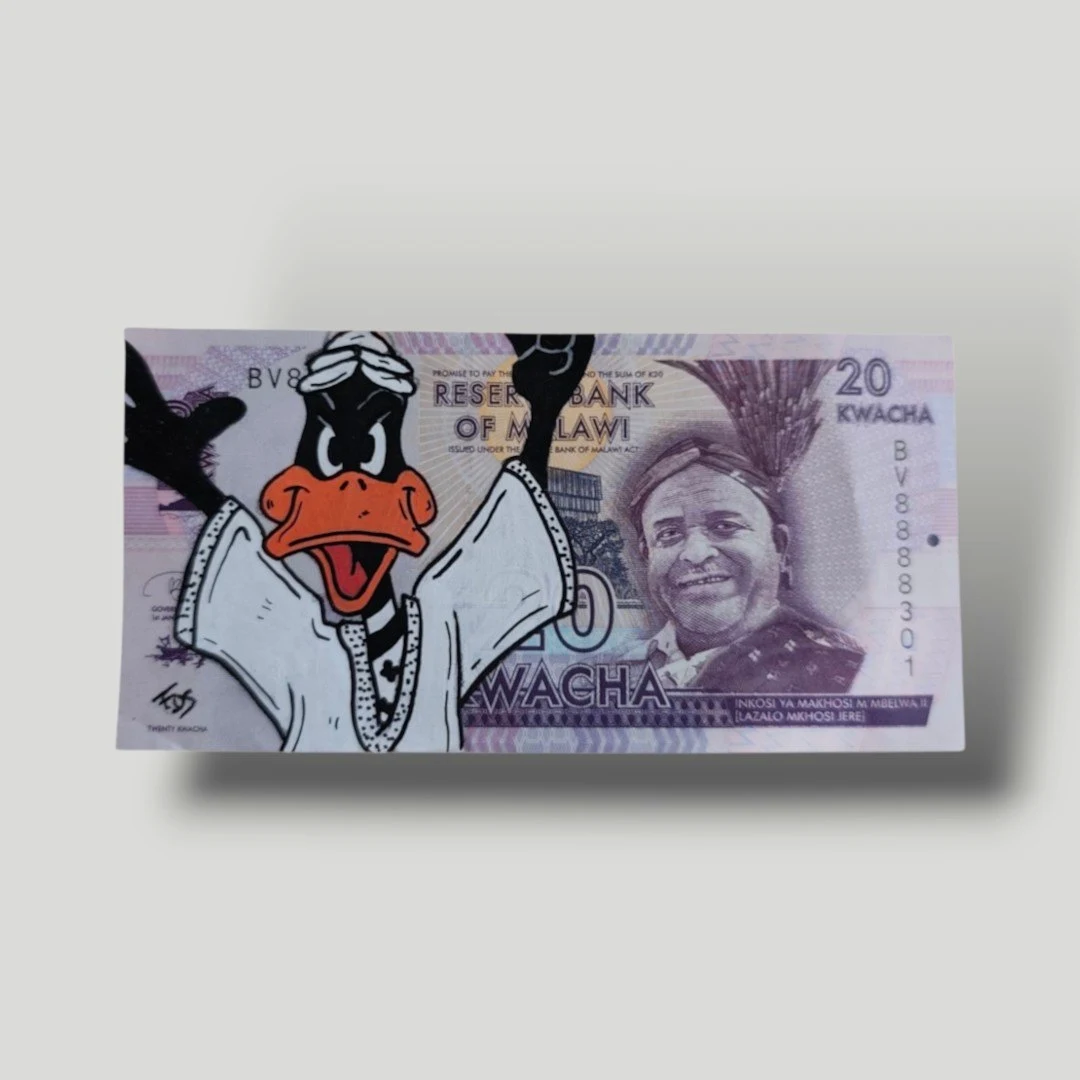 Billet Custom – Daffy Duck / Yogi (20 Kwacha du Malawi)