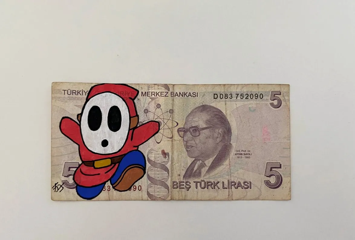 Billet Custom – Shy Guy / Masqué (5 Livres Turques) – captain custom 2