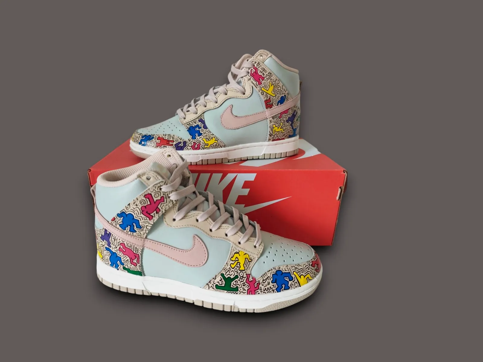 Nike Dunk High Custom – Keith Haring Edition – Nike – taille EU 38 8