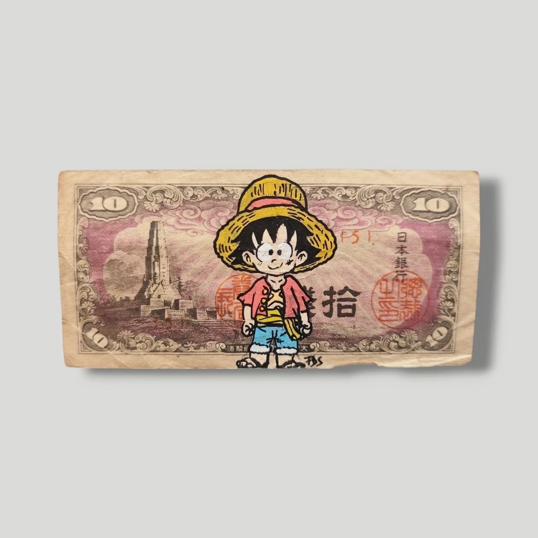 Billet Custom – Luffy / One Piece (10 Yen du Japon)