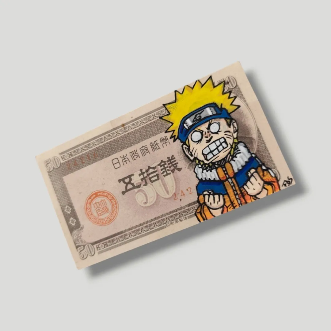 Billet Custom – Naruto Uzumaki (50 Sen du Japon) – CAPTAIN CUSTOM 3