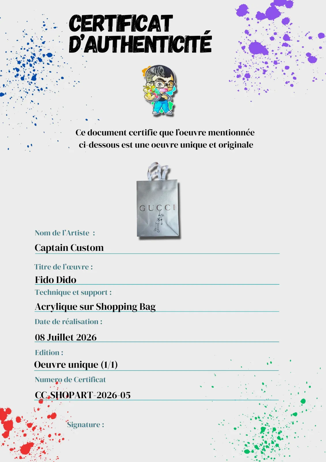 Sac Custom – Fido Dido / 7 Up (Sac Shopping Gucci) – captain custom 4