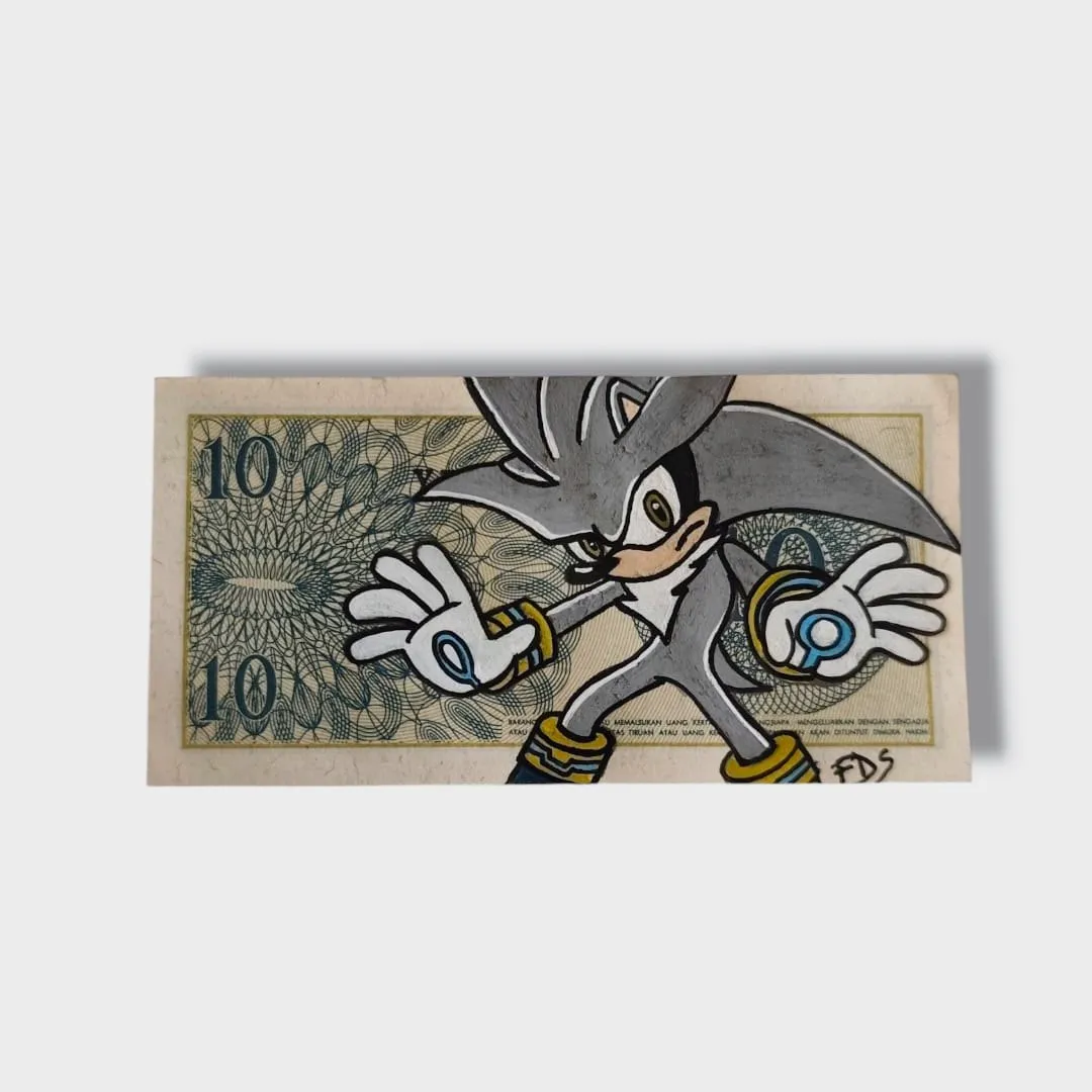 Billet Authentique Custom – Indonésie & Silver the Hedgehog – CAPTAIN CUSTOM 3