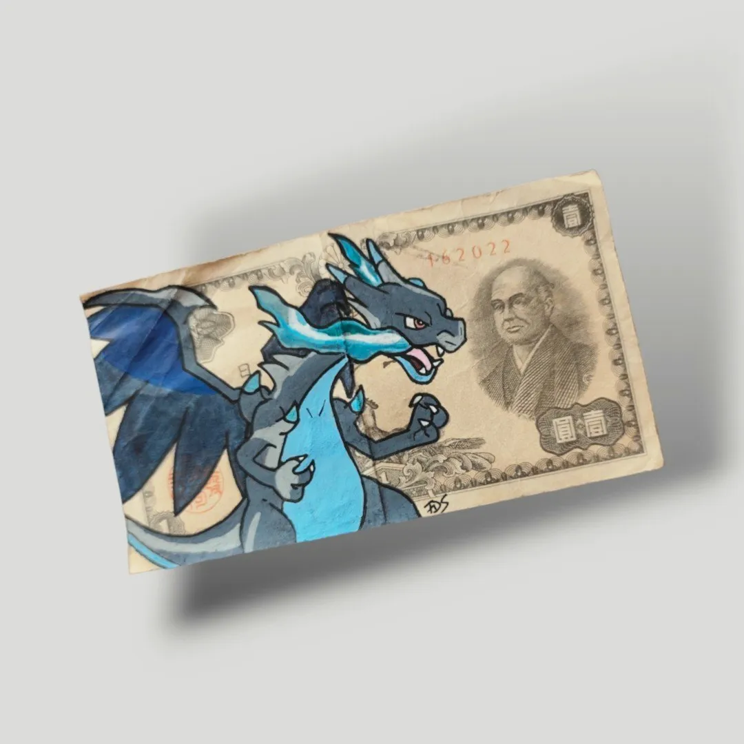 Billet Custom – Méga-Dracaufeu X / Charizard (1 Yen du Japon) – CAPTAIN CUSTOM 3