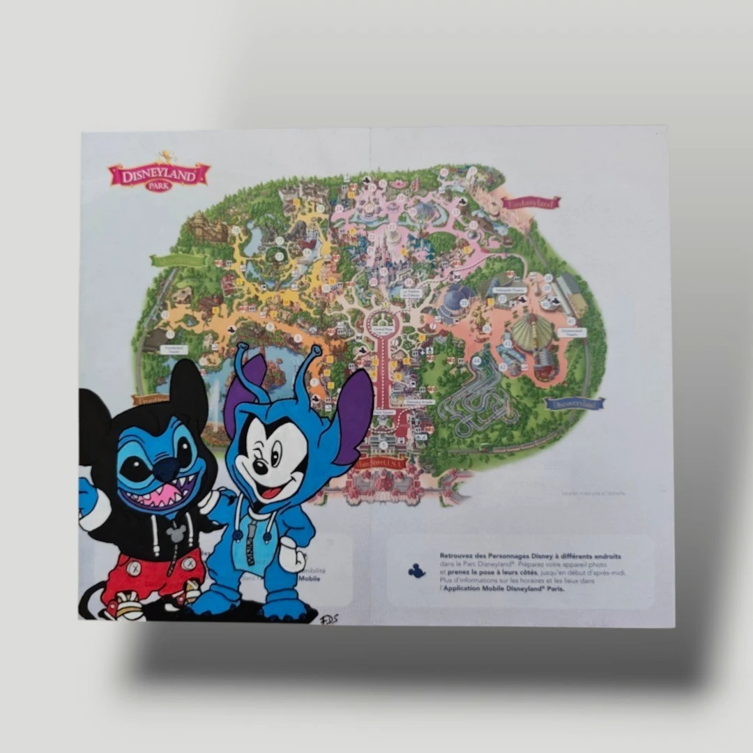 Plan Custom – Stitch en Mickey & Mickey en Stitch (Disneyland Park)