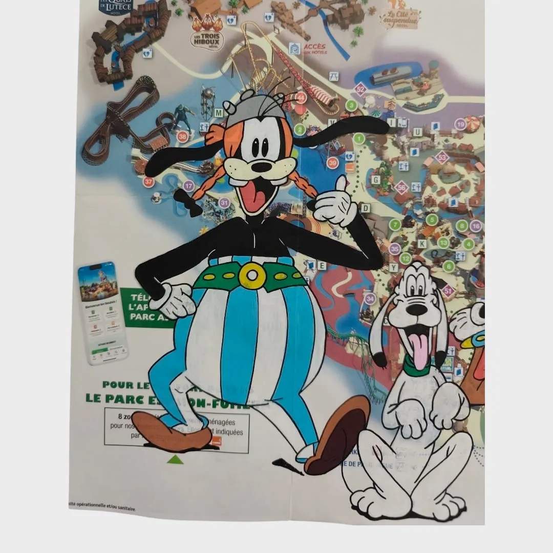 Plan Custom – Dingo en Obélix, Mickey en Astérix & Pluto (Parc Astérix) – captain custom 7
