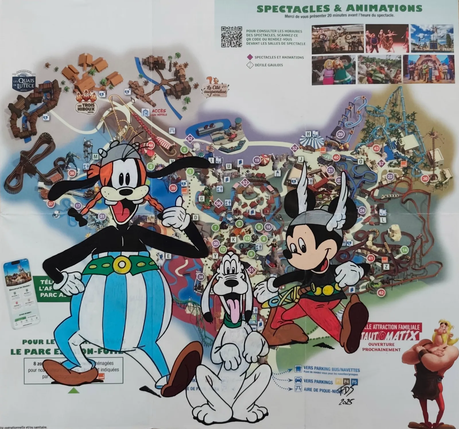 Plan Custom – Dingo en Obélix, Mickey en Astérix & Pluto (Parc Astérix) – captain custom 3