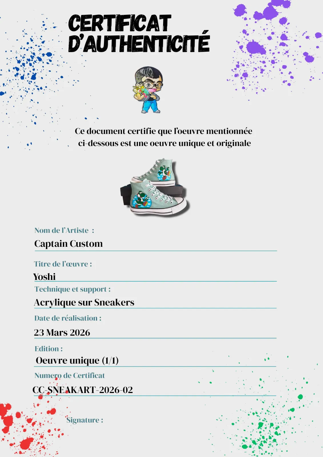 Converse Chuck Taylor Custom – Yoshi Edition – Converse – taille EU 37 8