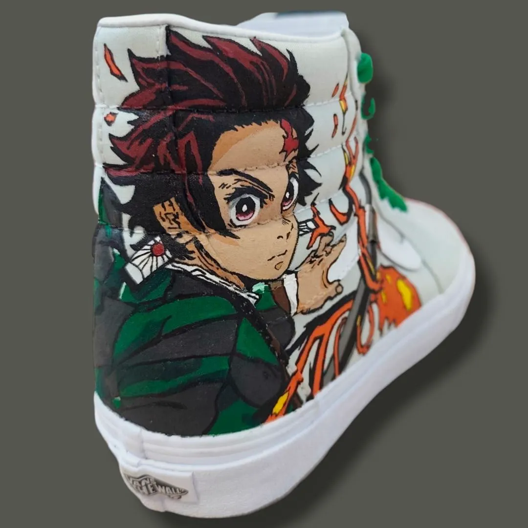 Vans Sk8-Hi Custom – Demon Slayer Edition – Vans – taille EU 40 5