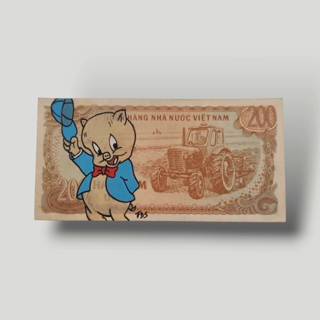 Billet Custom – Porky Pig (200 Đồng du Viêt Nam)