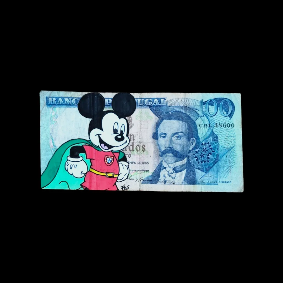 Billet Authentique Custom – Portugal & Mickey Héro – Captain Custom 2