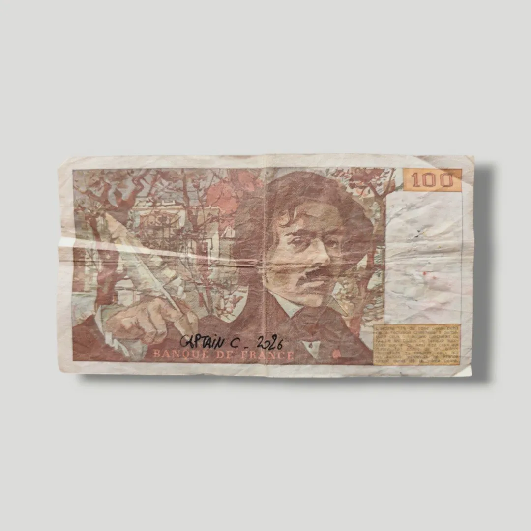 Billet Custom – Dogtanian / D'Artagnan (100 Francs Eugène Delacroix) – CAPPTAIN CUSTOM 4