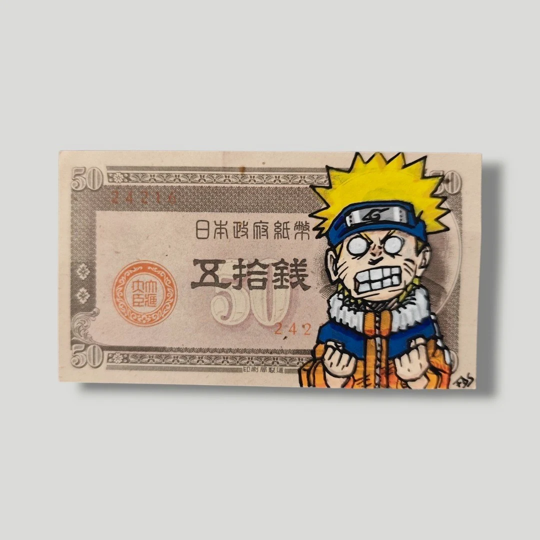 Billet Custom – Naruto Uzumaki (50 Sen du Japon)