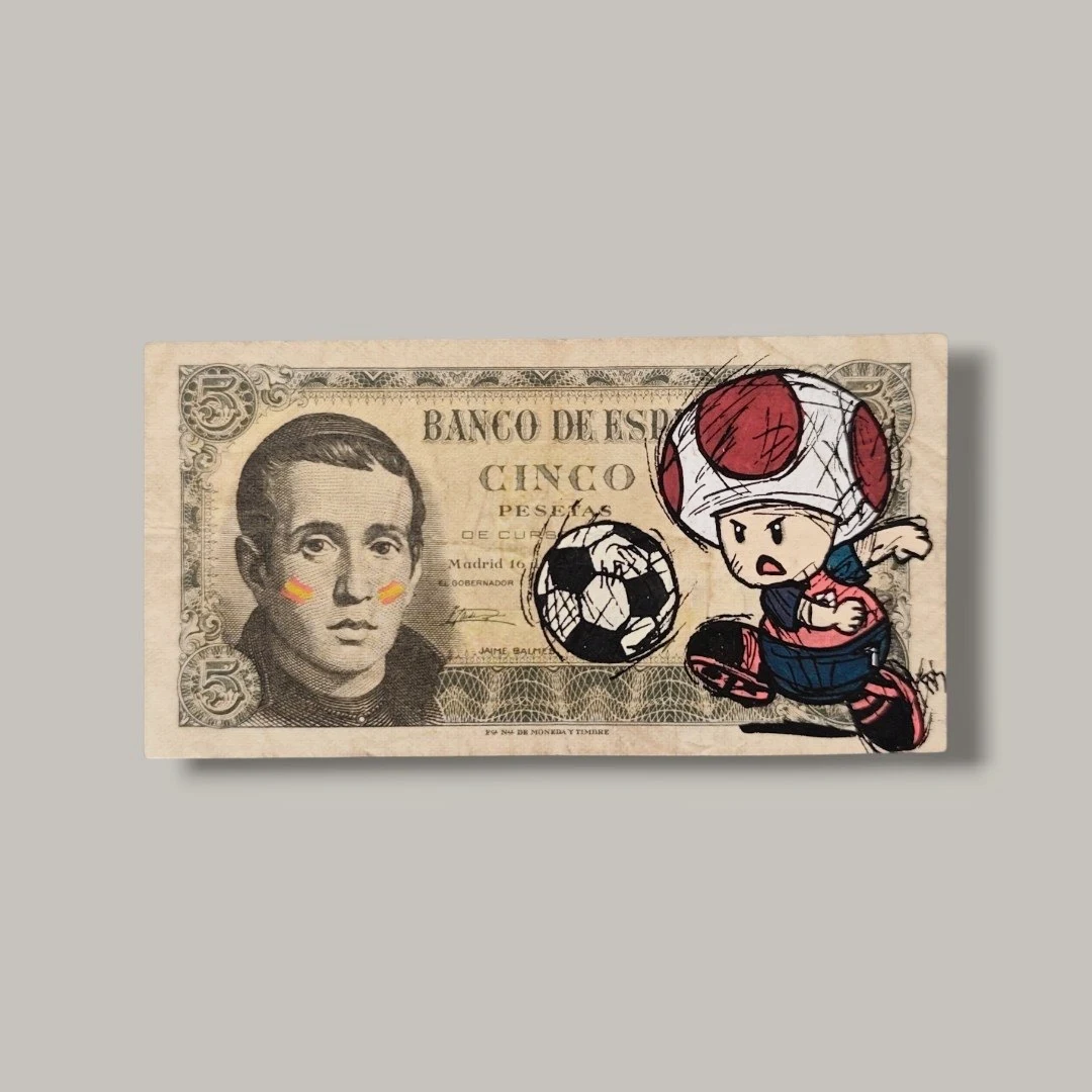 Billet Authentique Custom – Espagne & Toad Edition