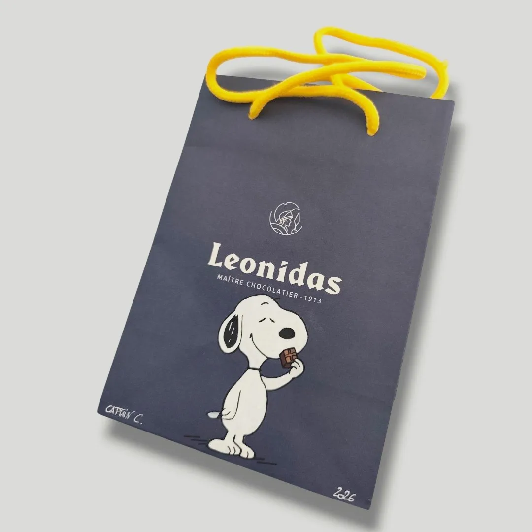 Sac Custom – Snoopy / Peanuts (Sac Shopping Leonidas) – CAPTAIN CUSTOM 3