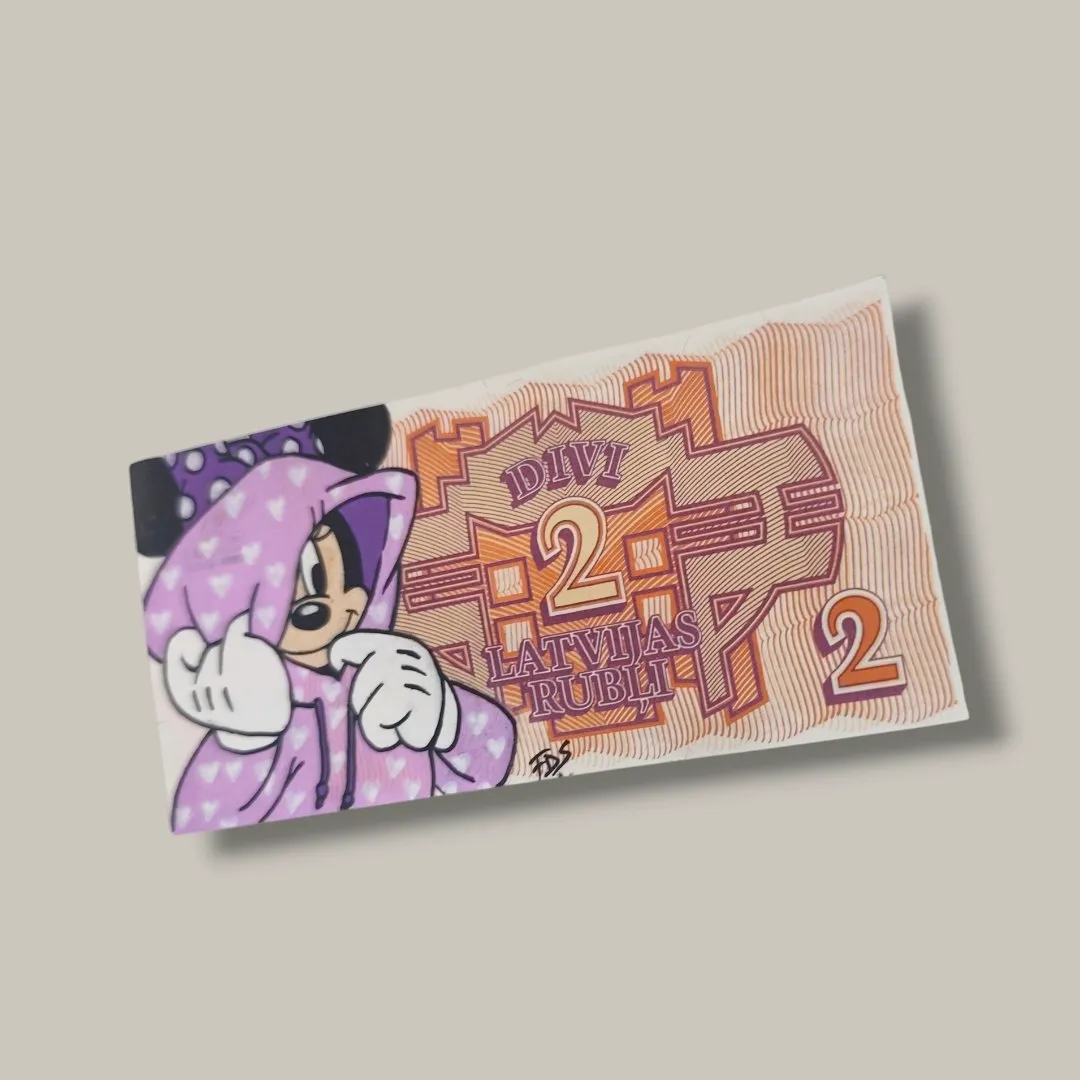 Billet Authentique Custom – Lettonie & Minnie Mouse – Captain Custom 2