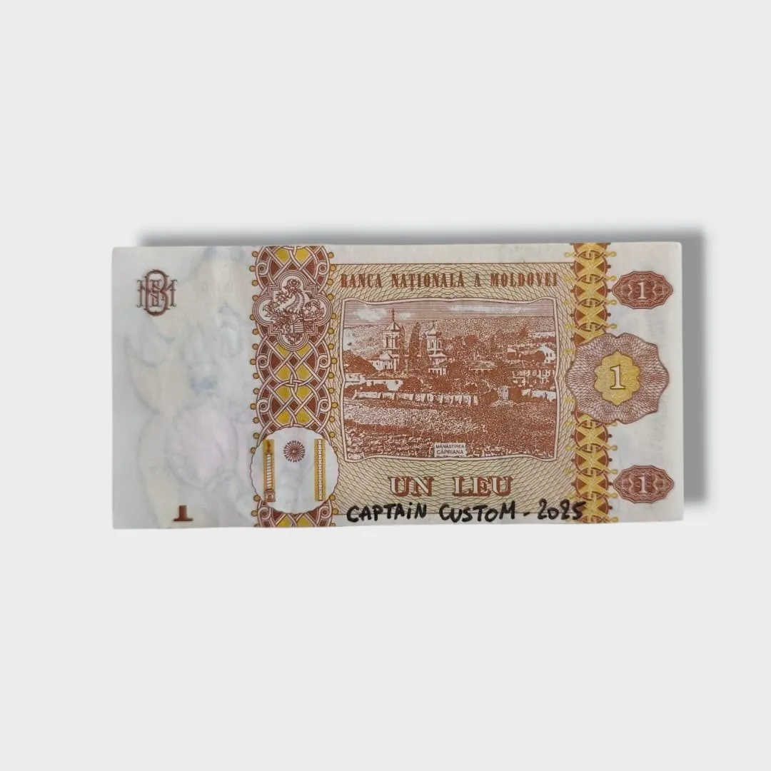 Billet Custom – Princesse Peach (1 Leu de Moldavie) – captain custom 3