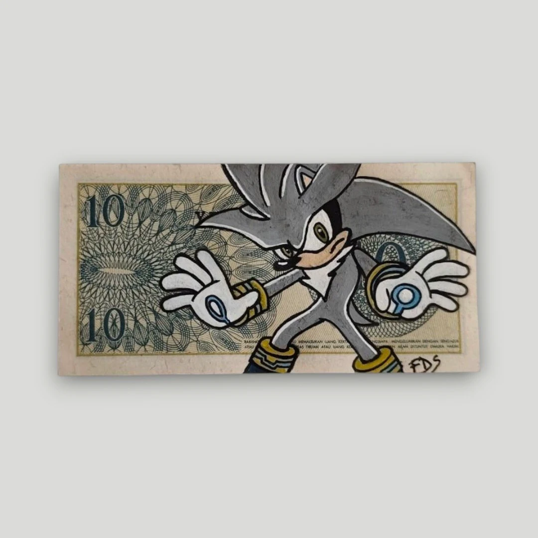 Billet Authentique Custom – Indonésie & Silver the Hedgehog