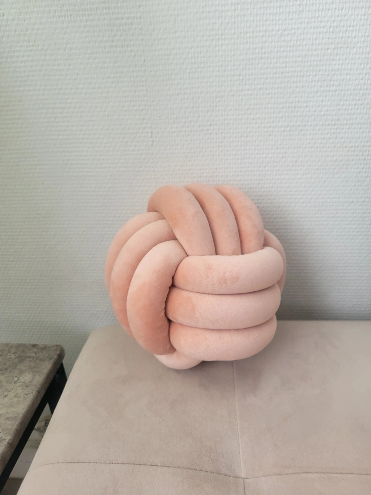 Lot de 2 coussins boule tressés – Déco tendance – taille Autre 5