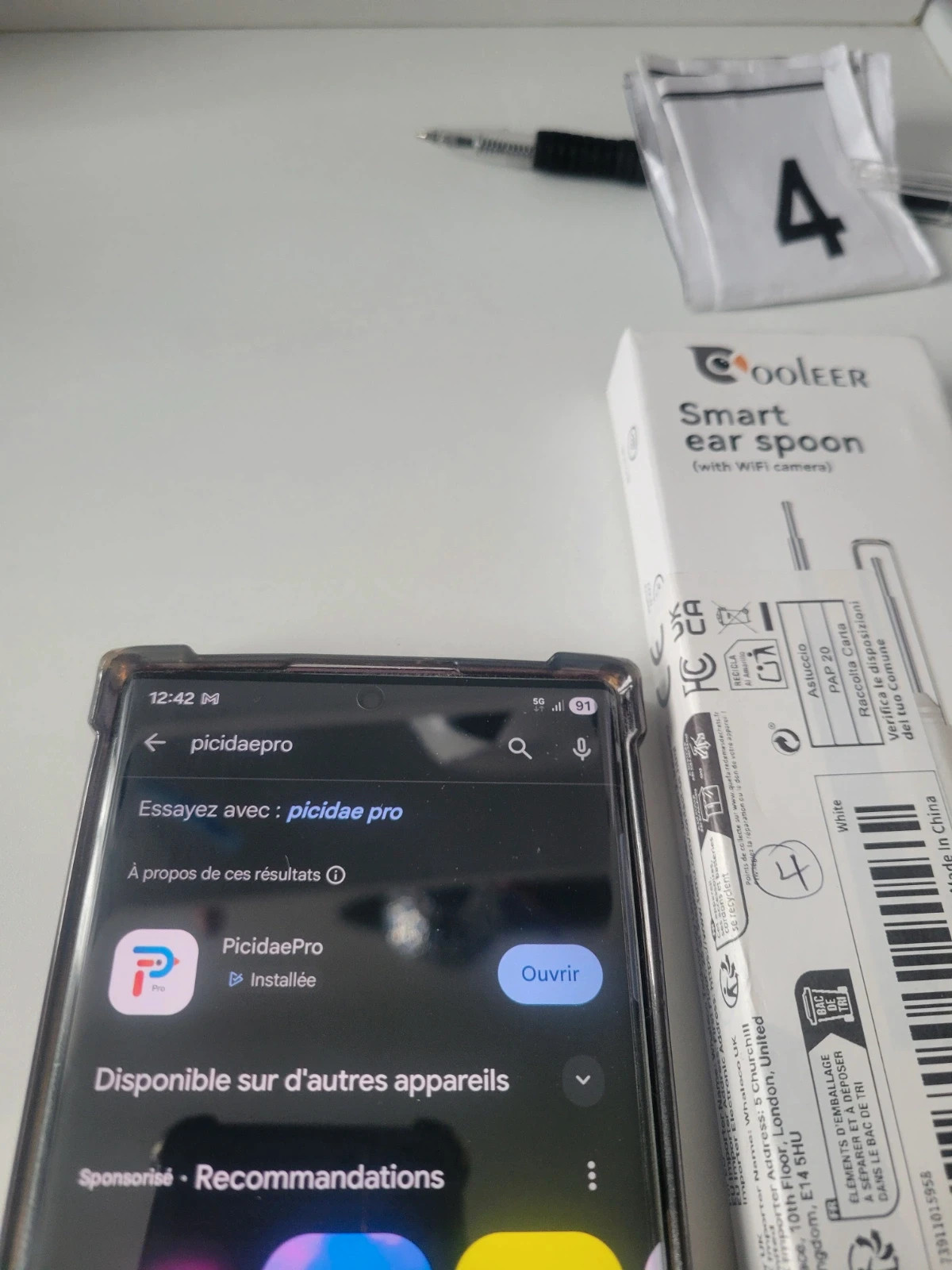 Nettoyeur d'oreille avec caméra 4