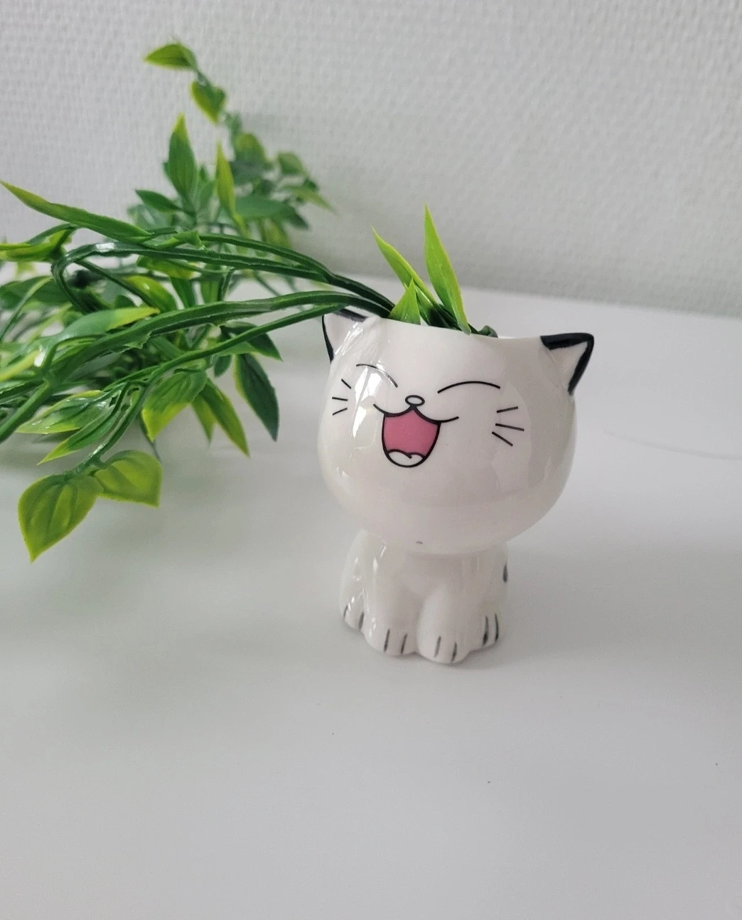 Plante Artificiel en pot chat 4