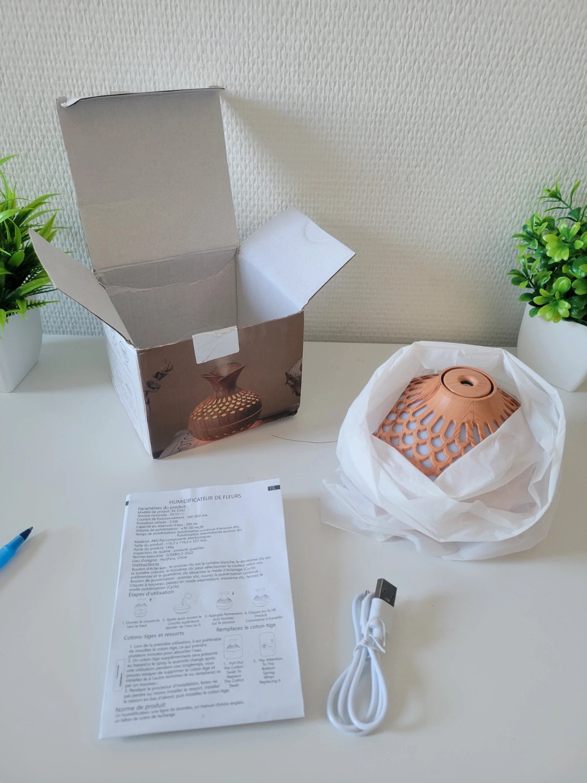 Humidificateur marron 4