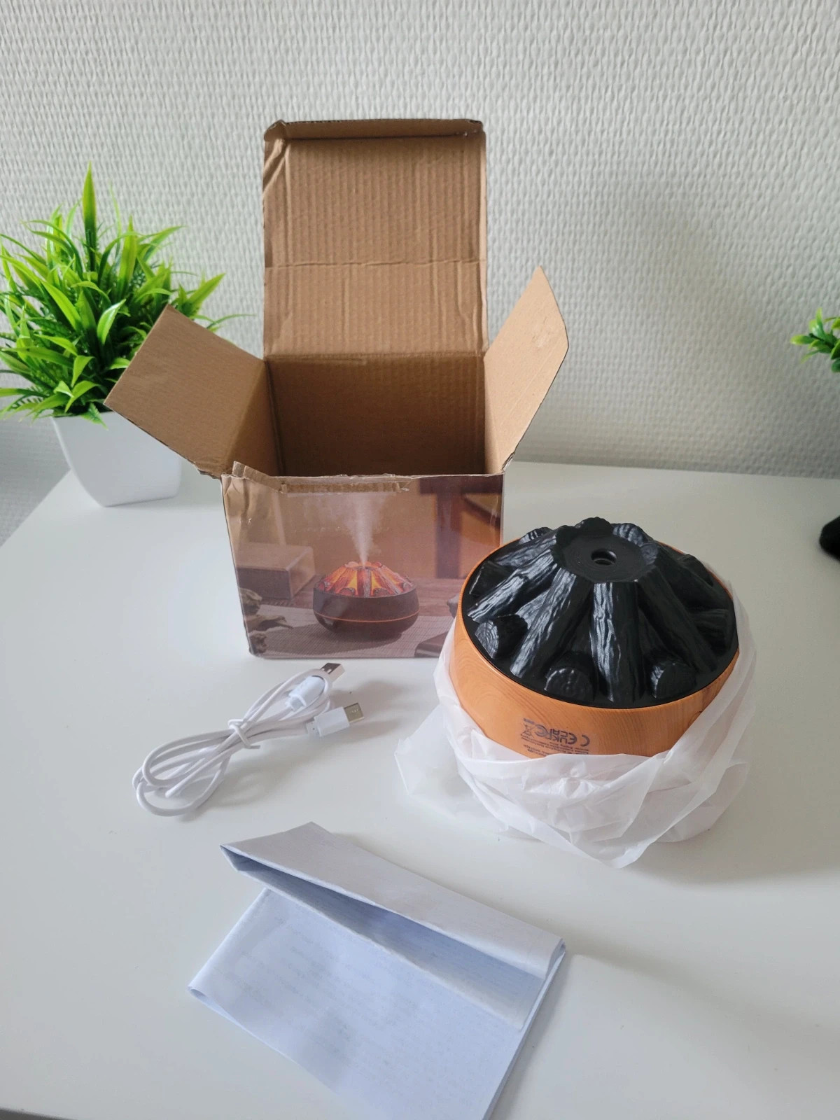 Humidificateur flamme 4