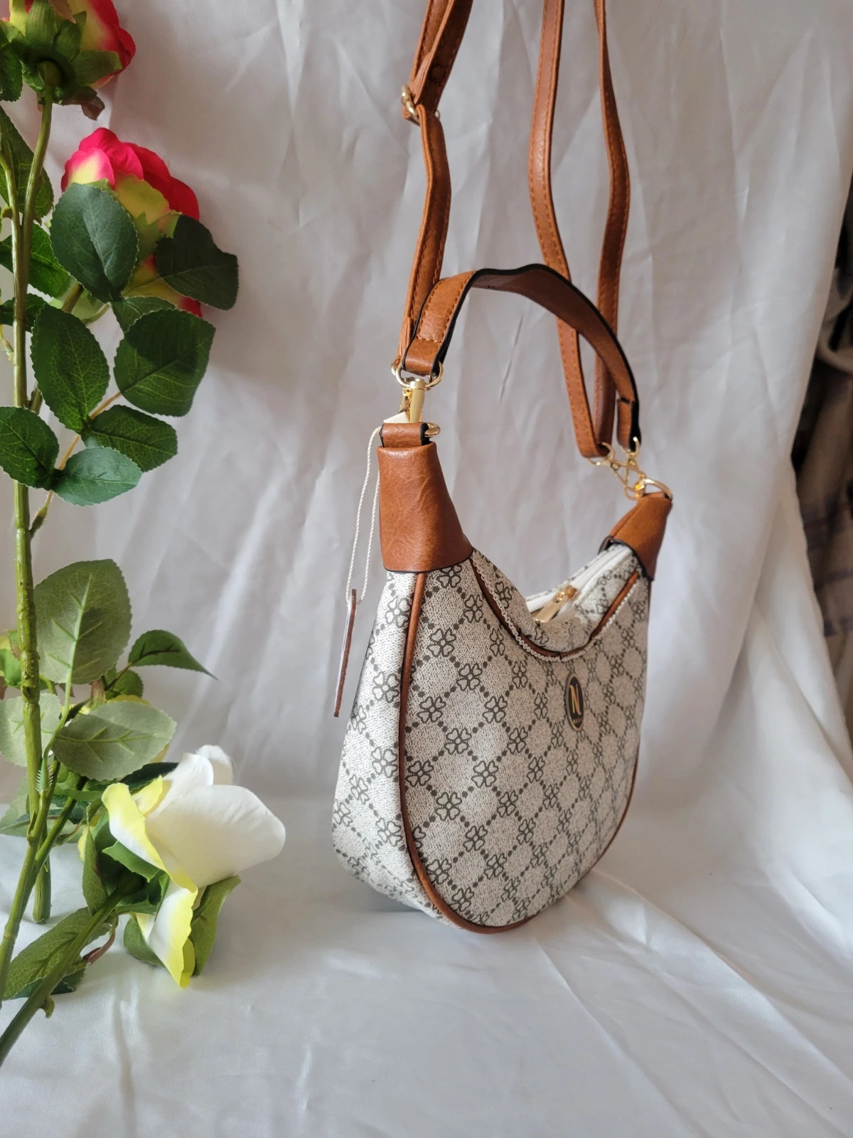 sac à main bandoulière blanc 4