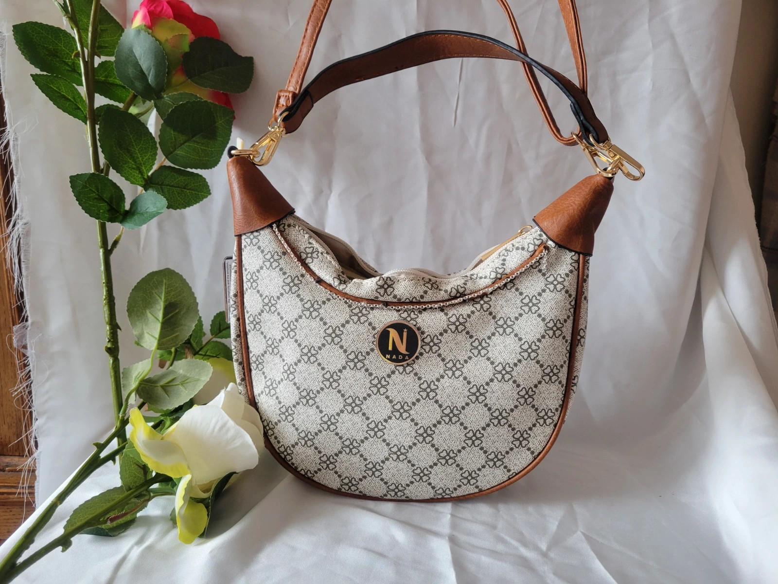 sac à main bandoulière blanc 2