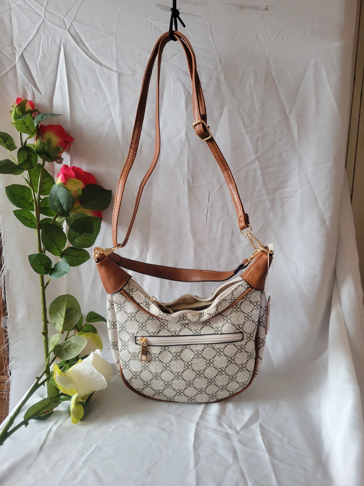 sac à main bandoulière blanc 5