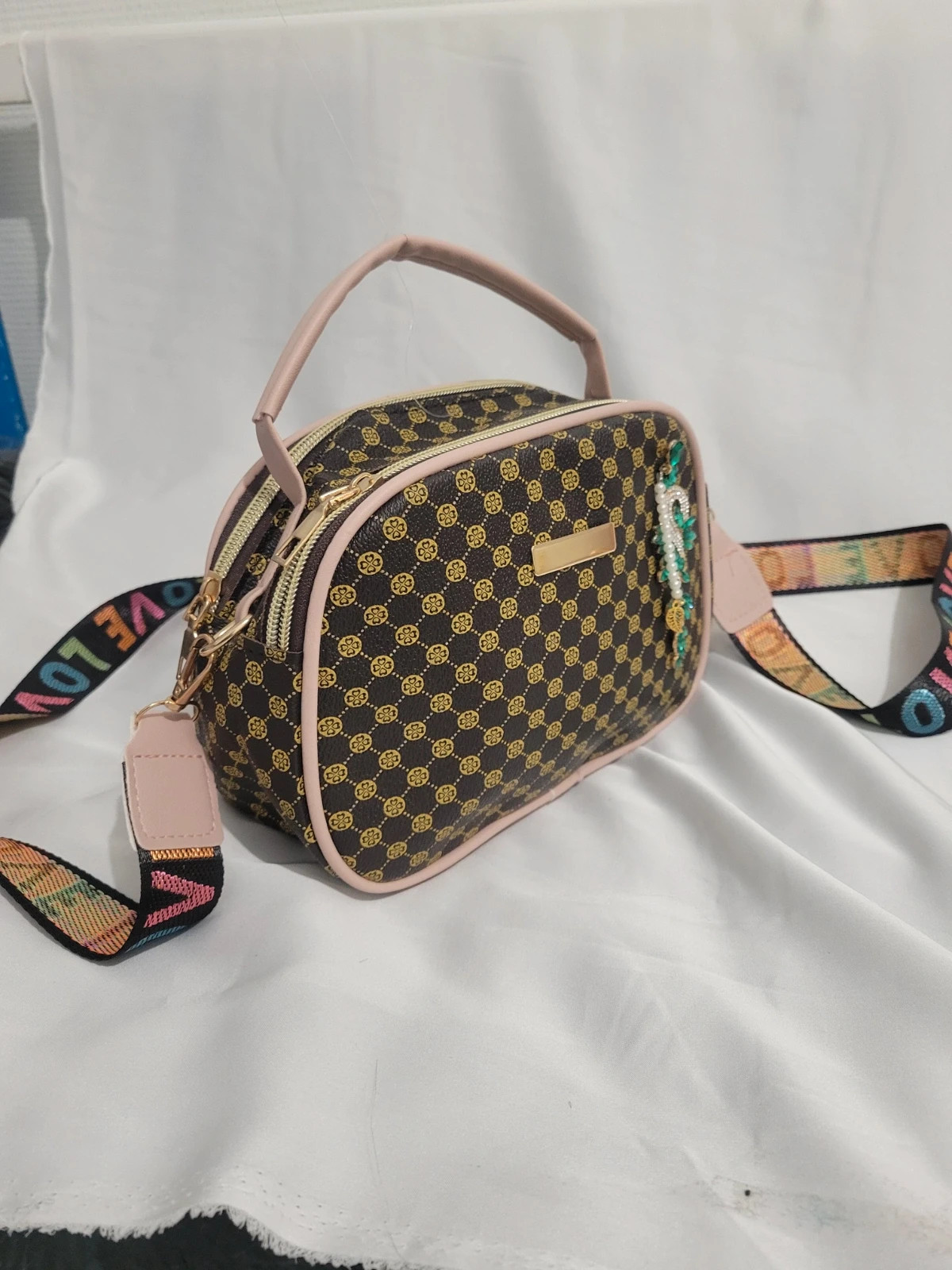Sac à main bandoulière très bon état en PU 3