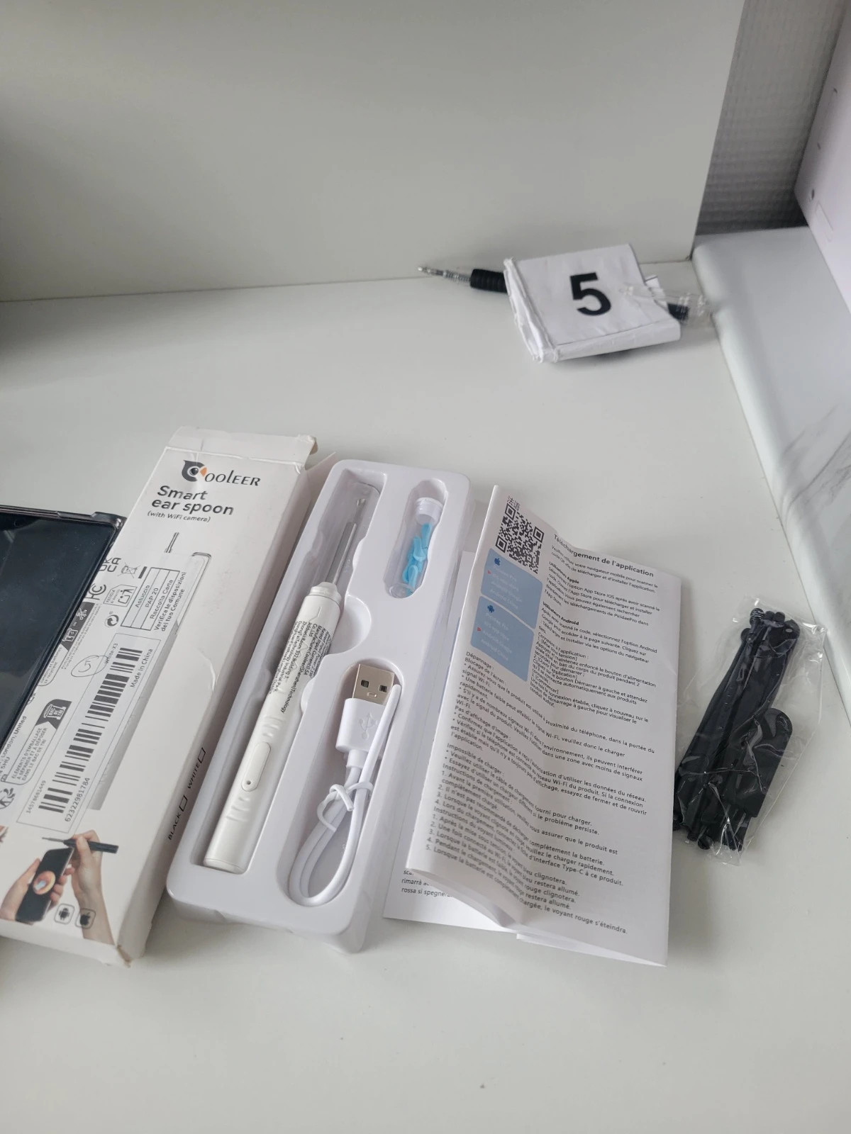 Nettoyeur d'oreille caméra 4