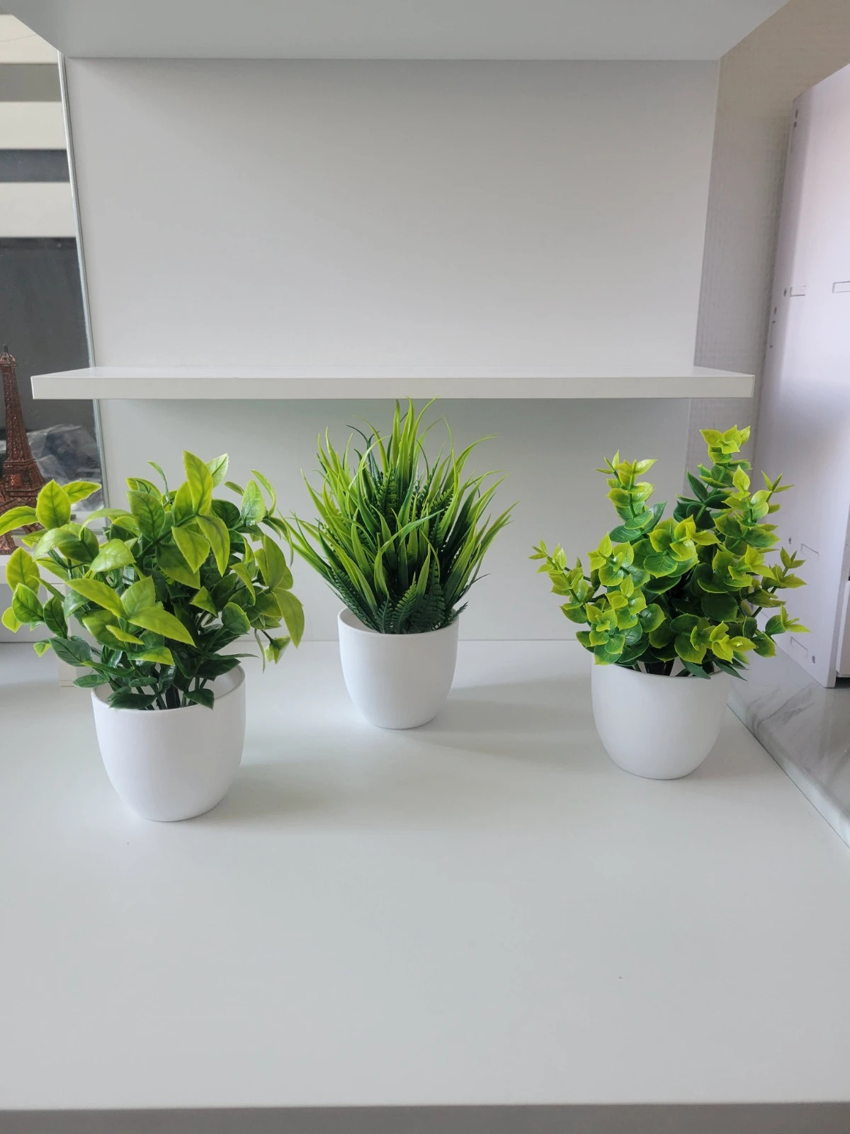 Lots de plantes artificielles vertes 3