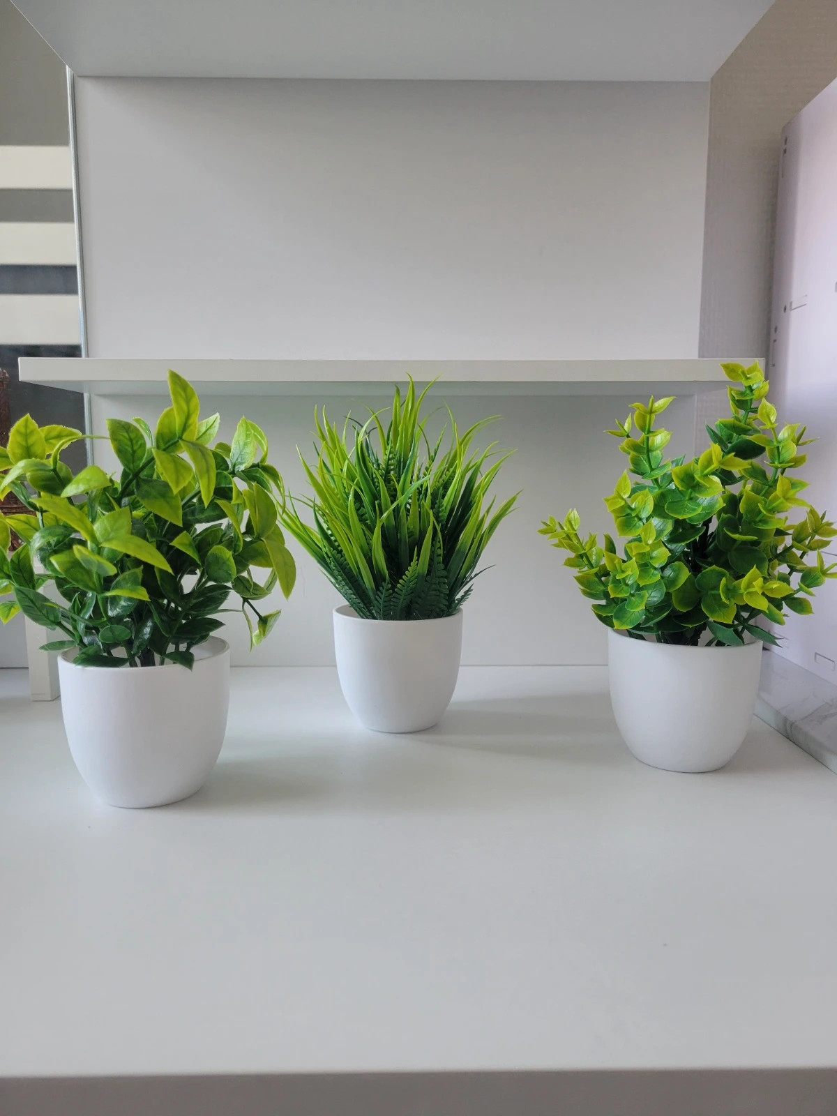 Lots de plantes artificielles vertes 4