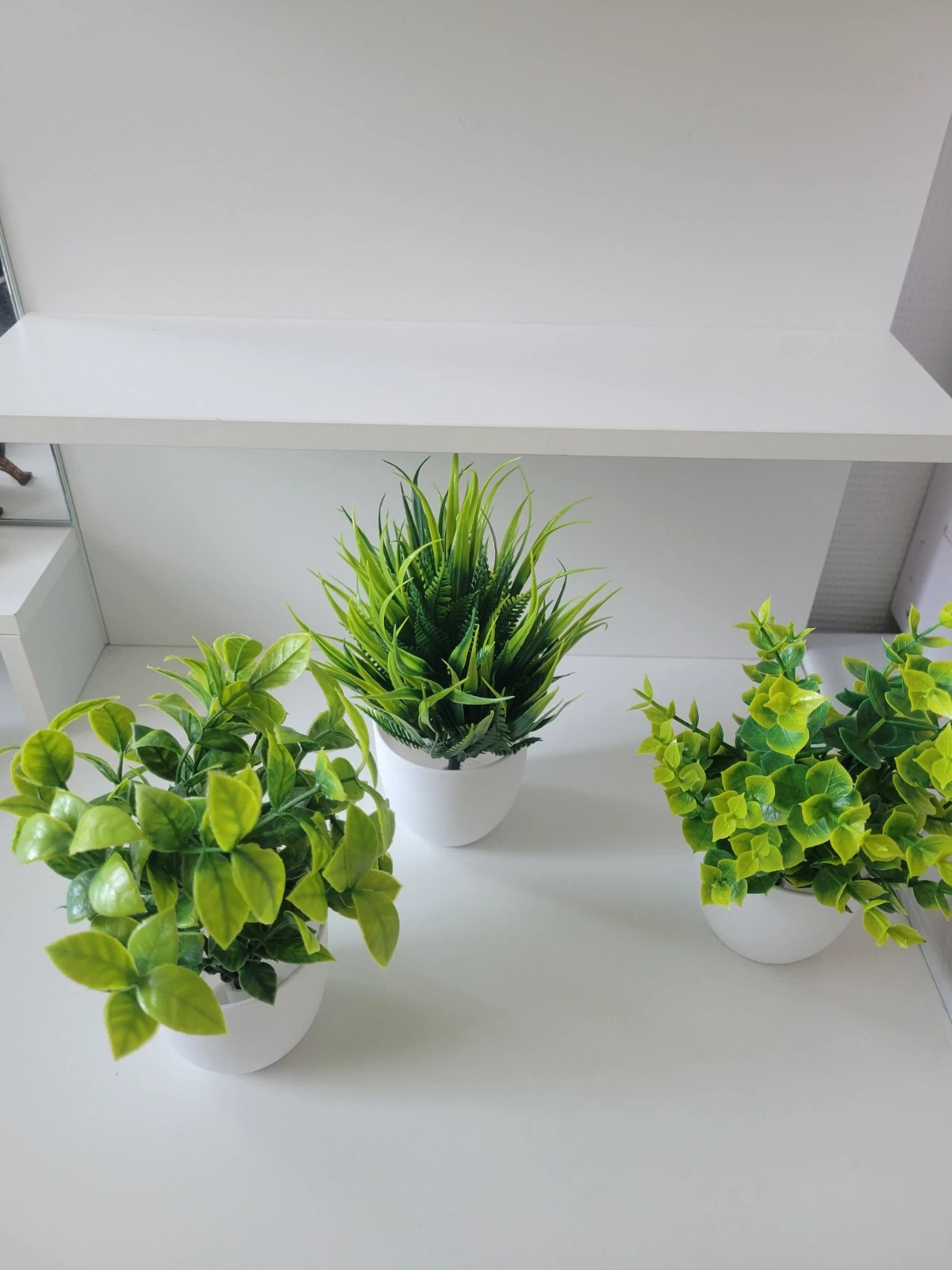 Lots de plantes artificielles vertes 5