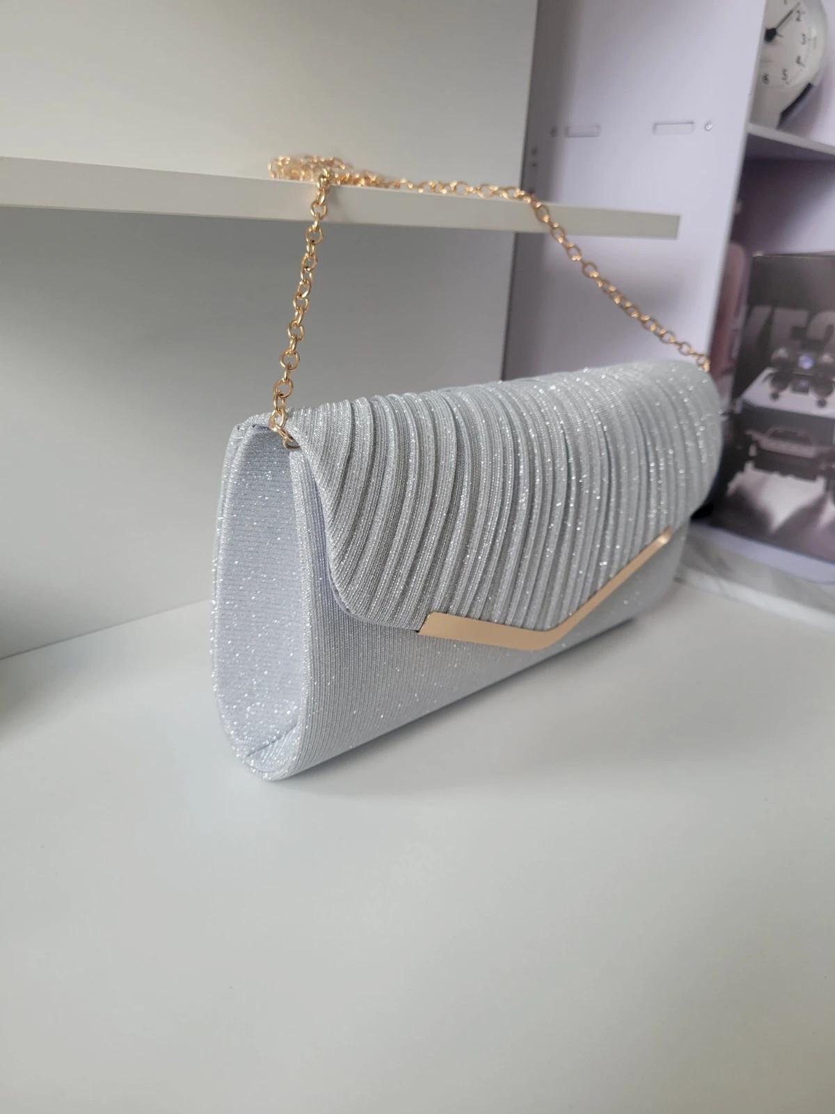 Sac à main femme argenté 3